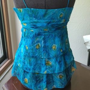 Laundry By Shelli Segal Tops - Fun Peacock Top Laundry By Shelli Segal Tops - Fun Peacock Top
